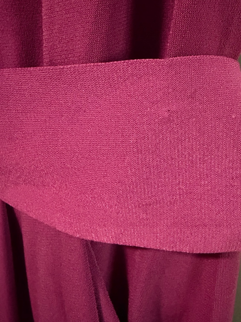 BCBG Paris Draped Cowl Neck Pocket Dress Plum Purple Size S - Picture 6 of 7